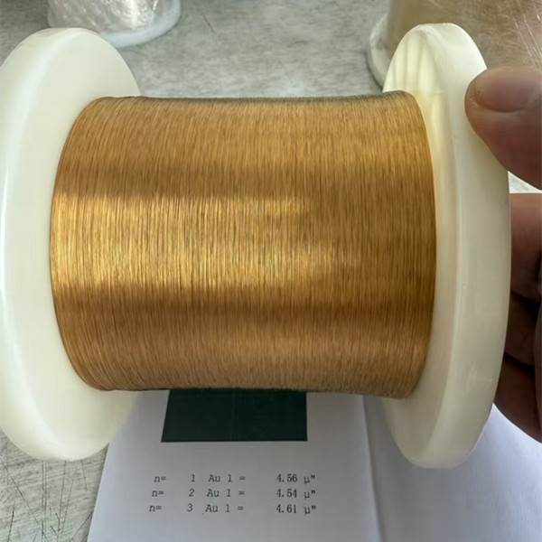Filo di rame placcato oro con Teflon - CITCable